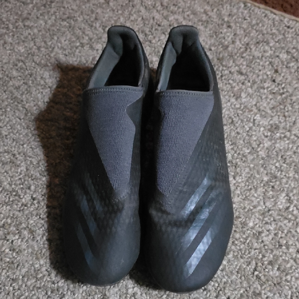 Adidas Men's Gray Slip-On Athletic Shoes